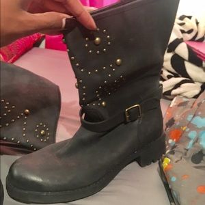 Ralph Lauren Moto Boots