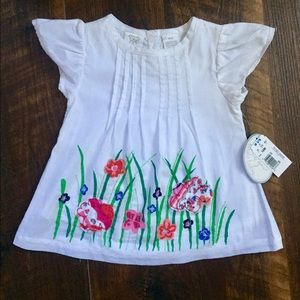 Toddler/baby girl Koala Baby blouse NWT