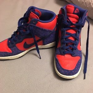 Nike high tops.
