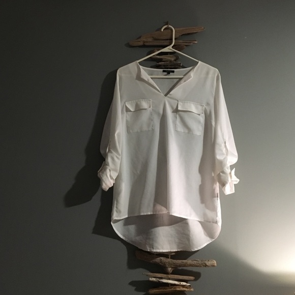 Long Sleeve White Dress Shirt