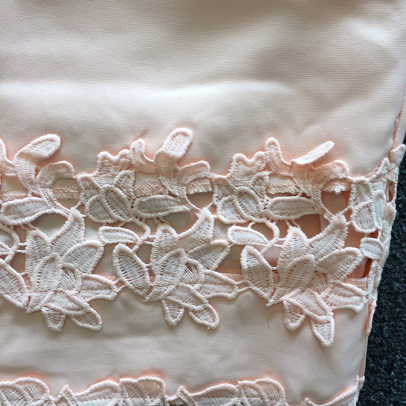 LAST ONE❤️ MFYO Boutique Peach Crochet Midi Skirt - Picture 3 of 4