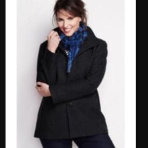 Lands End Boiled Wool Jacket