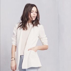 Reformation white blazer size small