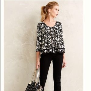Anthropologie Maeve Peasant Top