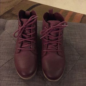 Steve Madden leather ankle boots