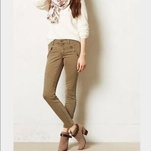 Anthropologie Skinny Ankle Moto Jeans