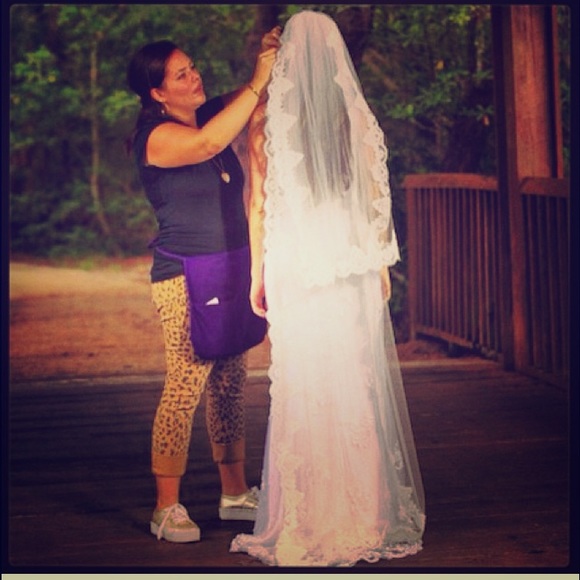 Double layer mantilla veil for @ajalapena