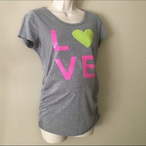 Motherhood LOVE sequins tshirt