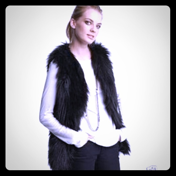 French Connection black vest