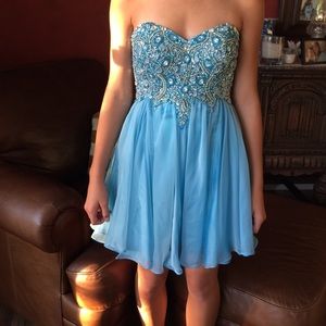 Blue Jovani Prom Dress