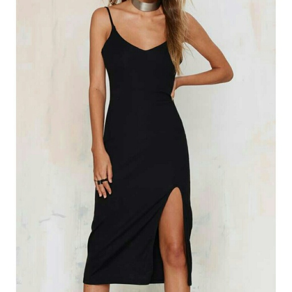Nasty Gal Dresses & Skirts - NastyGal wild world ribbed tank dress