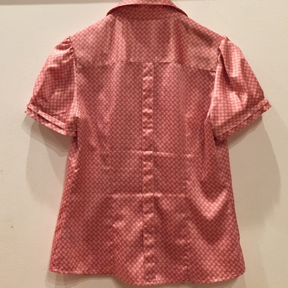 Silky Pink polka dot Button Down The Limited Small - Picture 4 of 4