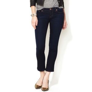 J Brand Low Rise Crop Pencil Leg Jean - Size 29