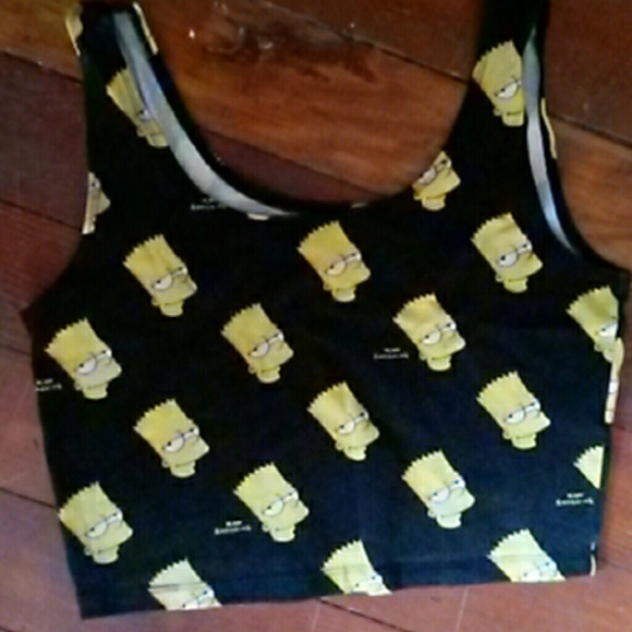 Simpson's Bart crop tank urban outfitters forever