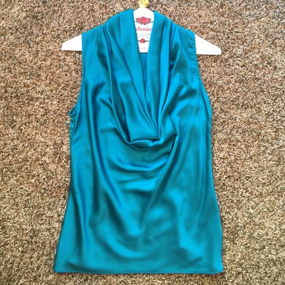 Turquoise tank top