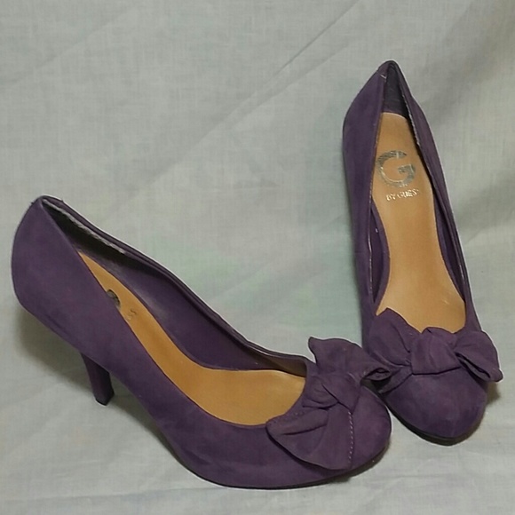 G by Guess Shoes - G By GUESS Shoes Purple Size 7 M Heels 4.5"