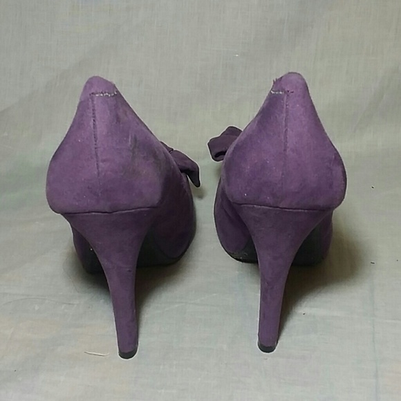 G By GUESS Shoes Purple Size 7 M Heels 4.5" - Picture 3 of 4