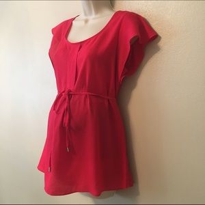 Motherhood pink maternity top