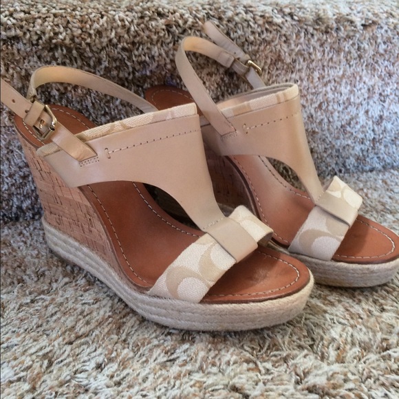 Coach sandal wedge