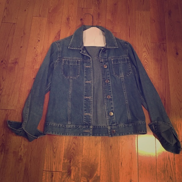 Denim Light Colored Jacket - image 1