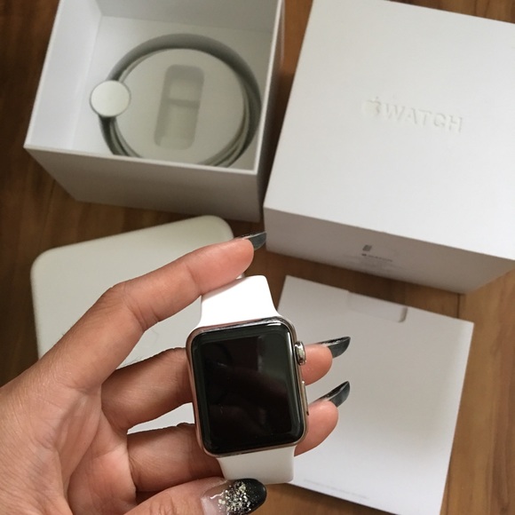 sterling silver apple watch