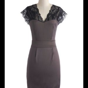 Open back lace dress