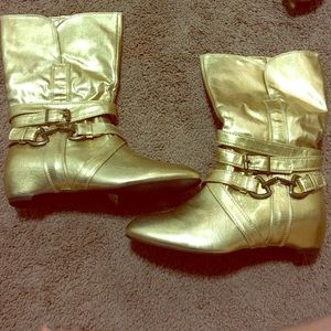 Gold boots- Max Collection