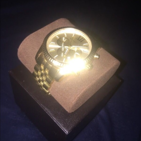 Gold watch, Michael Kors