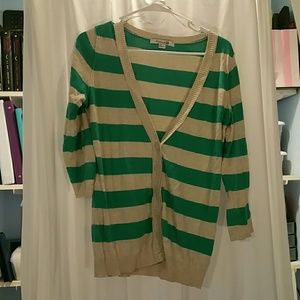 Forever 21 Striped Cardigan