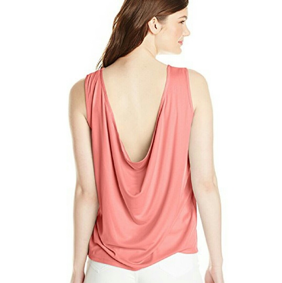 Bcbgmaxazria Teri cowl back sleeveless top