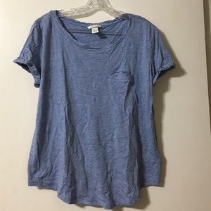 H&M basic powder blue shirt