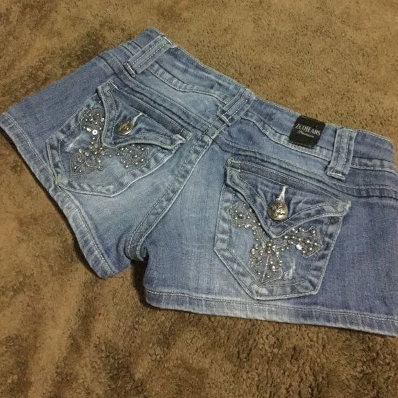 Distressed Short Shorts - Picture 2 of 3
