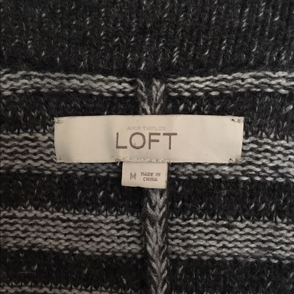 Ann Taylor Loft Wool Blend Poncho Sweater - Picture 2 of 4