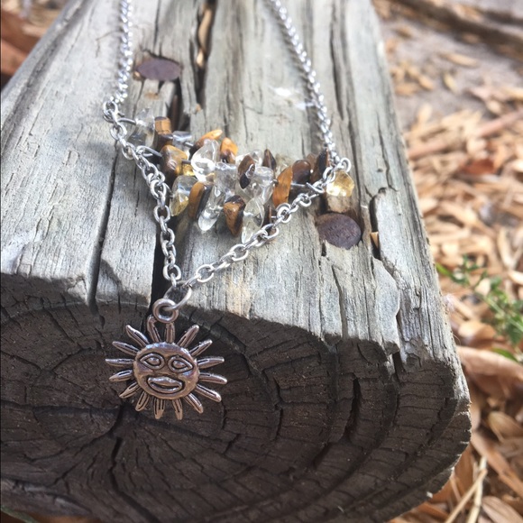 Citrine Sun Necklace
