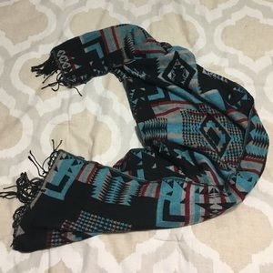Urban Outfitters Tribal Print Blanket Scarf
