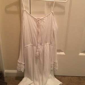 White, small, summer dress from Charlotte Russe