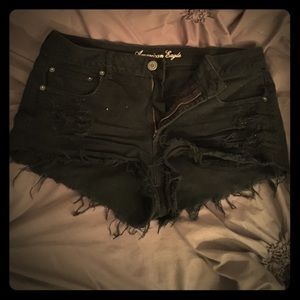 Black American Eagle shorts size 12