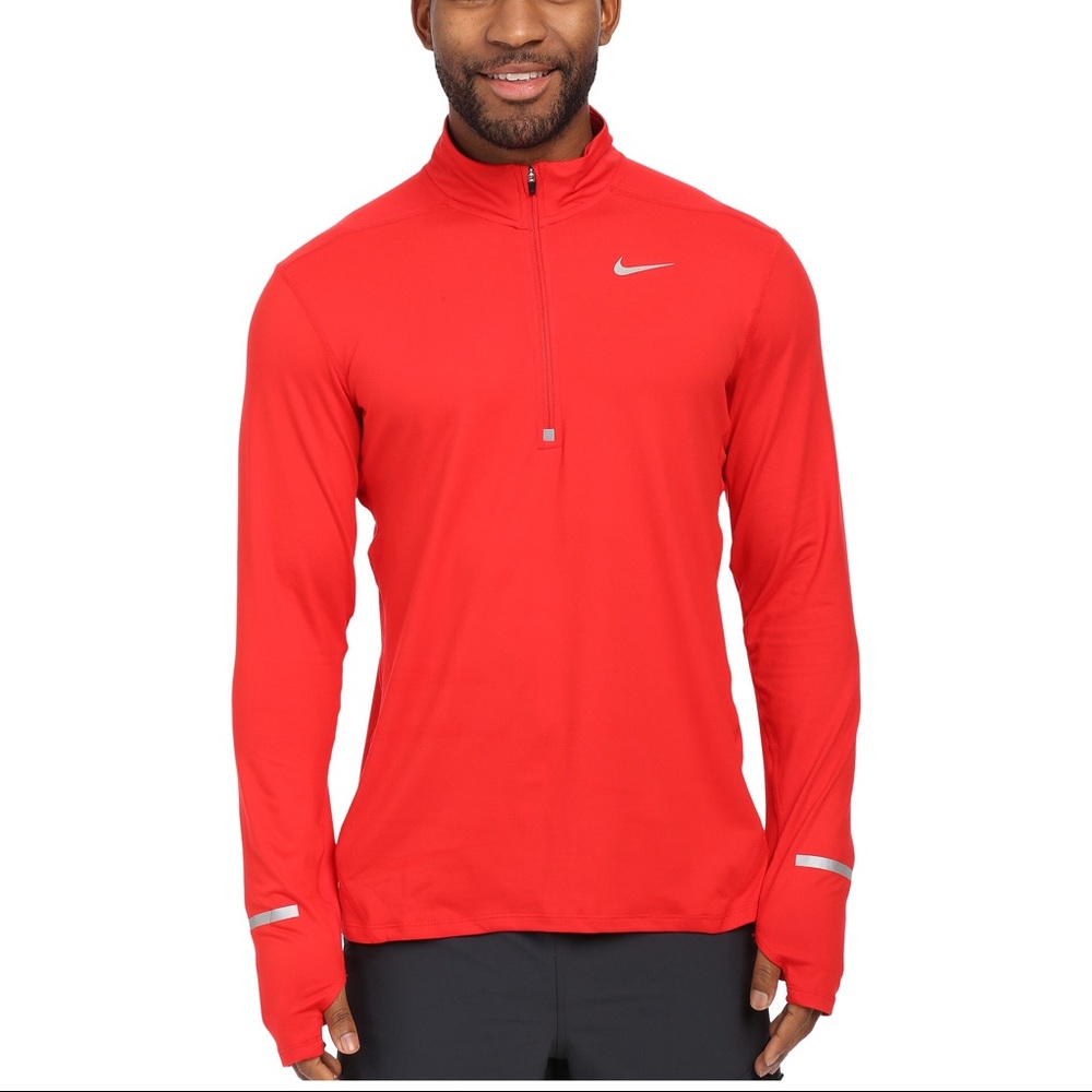 Men's Medium Dri-Fit Nike Running Shirt (Red)