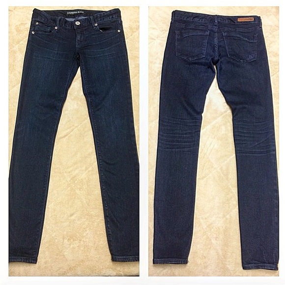 Express Denim - Express Stella Low-Rise Distressed Leggings - 2R
