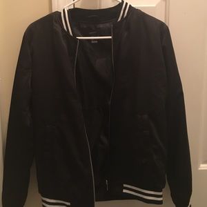 Small, Forever 21, black, bomber jacket