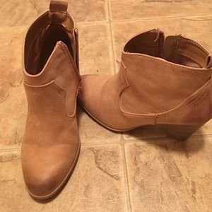 Suede booties