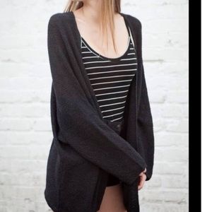 Brandy Melville grayish/black cardigan