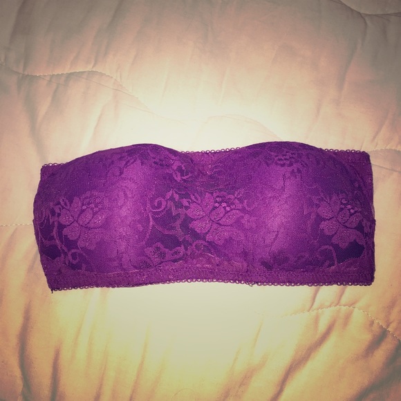 Purple lace bandeau