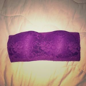 Purple lace bandeau
