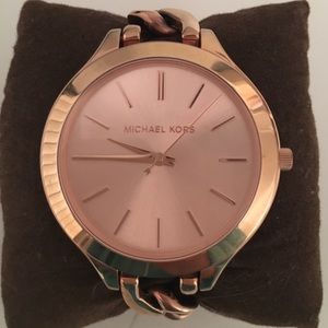 Michael Kors Chain Link Watch - Rose Gold
