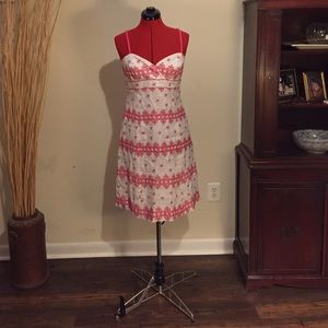 Lilly Pulitzer Sz 6 Pink and White Summer Dress