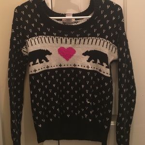 A medium winter sweater from Kohls