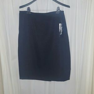 2 piece jacket with skirt. Navy blue