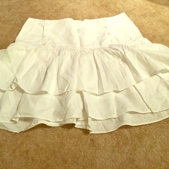 White tiered Ralph Lauren skirt