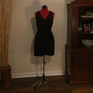 Greyson Black Lace Cocktail Dress